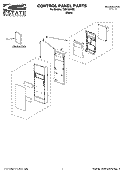 Part Location Diagram of W10110891 Whirlpool Tech Sheet, Full