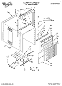 SECTION Diagram and Parts List for ACS102XA0  Whirlpool Air Conditioner