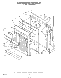 REFRIGERATOR DOOR Diagram and Parts List for KTRF22MSTOY0  Whirlpool Refrigerator