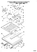 COMPARTMENT SEPARATOR Diagram and Parts List for EB21DKXDB01  Whirlpool Refrigerator