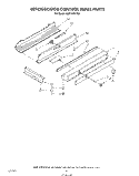 REFRIGERATOR CONTROL PANEL Diagram and Parts List for KSRF42DTX02  KitchenAid Refrigerator