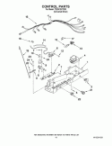 CONTROL PARTS Diagram and Parts List for TS25CGXTD03  Estate Refrigerator