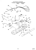 CONTROL Diagram and Parts List for KSRE25FHBT01  KitchenAid Refrigerator