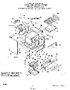 Section 1 Diagram and Parts List for 1444W2A  Roper Range