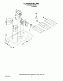 Part Location Diagram of W10250321 Whirlpool SUPPORT