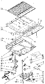 Compartment Separator Diagram and Parts List for ET18NKXSM04  Whirlpool Refrigerator