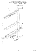 CONTROL PANEL Diagram and Parts List for KESH307BAL6  KitchenAid Range
