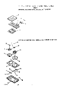 ^electric Grill Module Diagram and Parts List for 2492*1A  Roper Range