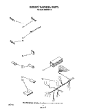 WIRING HARNESS Diagram and Parts List for DU8350XT4  Whirlpool Dishwasher