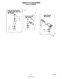 WATER SYSTEM Diagram and Parts List for LA7680XTF0  Whirlpool Washer