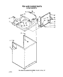 TOP AND CABINET, LIT/OPTIONAL Diagram and Parts List for 6LA6300XTW2  Whirlpool Washer