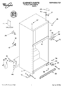 Part Location Diagram of LIT2201079 Whirlpool Literature Parts (Service and Wiring Sheet)
