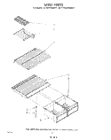 SHELF Diagram and Parts List for ET18JKXMWR7  Whirlpool Refrigerator