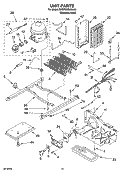 UNIT PARTS Diagram and Parts List for BRS70WRANA00  Whirlpool Refrigerator