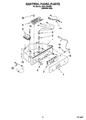 Part Location Diagram of 2208317W Whirlpool OVERLAY DISCONTINUED