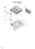 Part Location Diagram of 8051119 Whirlpool Silverware Basket