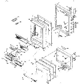 Door Parts Diagram and Parts List for 106R16G1M  Kenmore Refrigerator