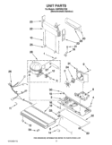 UNIT PARTS Diagram and Parts List for GI6FDRXXY06  Whirlpool Refrigerator