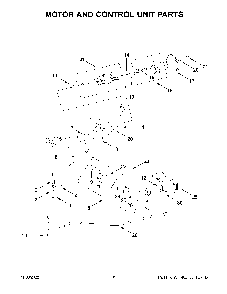 Motor And Control Unit Parts Diagram and Parts List for 5KSM156HMBBM4  KitchenAid Mixer