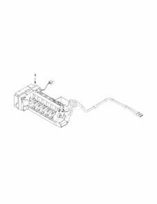 Icemaker Parts Diagram and Parts List for IX7DDEXDSM01  Whirlpool Refrigerator