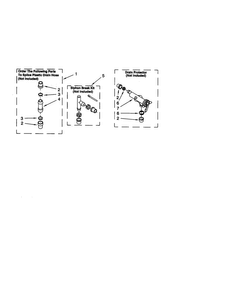 Water System Diagram and Parts List for 2DLSQ7533JQ0  Whirlpool Washer