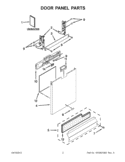 Part Location Diagram of W10580767 Whirlpool TECH SHEET, FRENCH