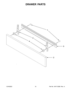 Part Location Diagram of W11452957 Whirlpool BAFFLE