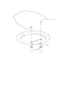 Heater Parts Diagram and Parts List for KUDS30IVSS1  KitchenAid Dishwasher