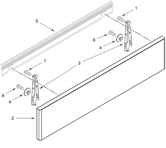 Drawer Parts Diagram and Parts List for JDS1750ML2  Whirlpool Range