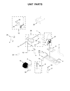 Part Location Diagram of W10792503 Whirlpool EMI-FILTER