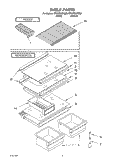SHELF, OPTIONAL Diagram and Parts List for ET8GTKXKT00  Whirlpool Refrigerator