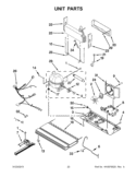 UNIT PARTS Diagram and Parts List for GI0FSAXVB09  Whirlpool Refrigerator