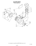 BLOWER Diagram and Parts List for KUDC21CS1  KitchenAid Dishwasher