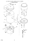OUTER COVER & INSULATION, LITERATURE Diagram and Parts List for KHWS160JMY0  KitchenAid Miscellaneous