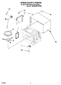 Part Location Diagram of 8184534 Whirlpool WRAPER-CAB