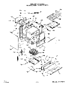 Body Diagram and Parts List for 1303*0A  Roper Range