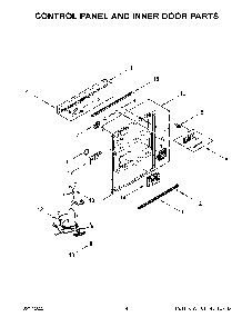 Part Location Diagram of W11629911 Whirlpool CNTRL-ELEC