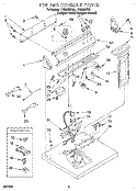 Part Location Diagram of 3403669 Whirlpool PANEL-CNTL