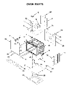 Oven parts Diagram and Parts List for WOS51EC7HS02  Whirlpool Wall Oven