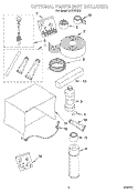 OPTIONAL Diagram and Parts List for CA15WCK0  Crosley Air Conditioner