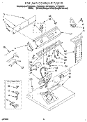 Part Location Diagram of 3398524 Whirlpool PANEL-CNTL