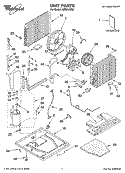 UNIT PARTS Diagram and Parts List for ACE244XR2  Whirlpool Air Conditioner