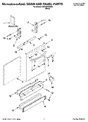 DOOR AND PANEL PARTS Diagram and Parts List for KUDJ02CRBS0  KitchenAid Dishwasher