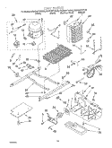 UNIT Diagram and Parts List for KSRB22FHBL03  KitchenAid Refrigerator