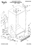 Part Location Diagram of 2171882 Whirlpool SPACER, HINGE