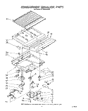 COMPARTMENT SEPARATOR Diagram and Parts List for ET18GKXSW03  Whirlpool Refrigerator