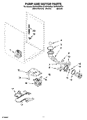 PUMP AND MOTOR PARTS, OPTIONAL PARTS (NOT INCLUDED) Diagram and Parts List for GHW9400PW0  Whirlpool Washer