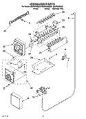ICEMAKER PARTS, OPTIONAL PARTS (NOT INCLUDED) Diagram and Parts List for ES5PHAXSB00  Whirlpool Refrigerator