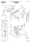 Part Location Diagram of 3394299 Whirlpool HARNS-WIRE