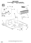 UNIT PARTS Diagram and Parts List for KBCA06XPBL00  KitchenAid Refrigerator